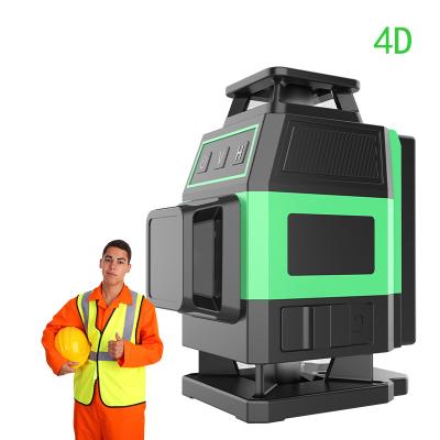 China Indoor Outdoor Easy To Wear Green Laser Top Laser Level 4D Cross 16 Lines Factory Fengbang China à venda