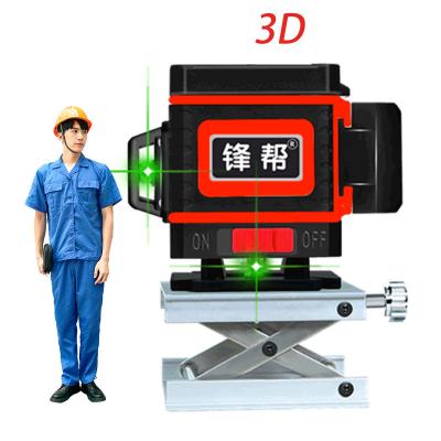 Китай Indoor Outdoor Laser Level Green Beam High Precision Cross 12 Line Strong Self Leveling fengbang 3D продается