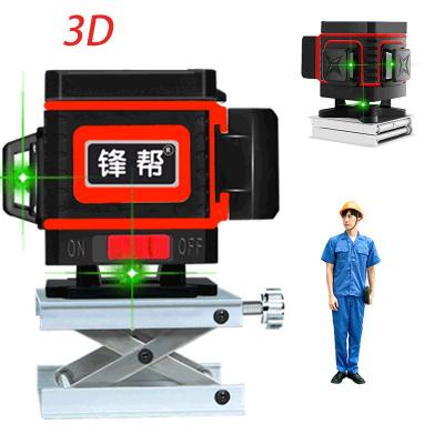 Китай Factory Cheapest Indoor Outdoor Cross 12 Line Laser Level Green Beam Strong Self Leveling 3D fengbang China продается