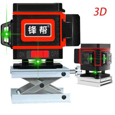 China China Supplier Qualified and Cheap Line Self Leveling 3D Laser Indoor Outdoor Super Strong Self Leveling Laser Cross 12 Beam for sale