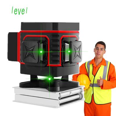 China Indoor Outdoor Earth Leveling Strong Green Laser Level 3D Cross 12 Laser Top Factory Fengbang China Te koop