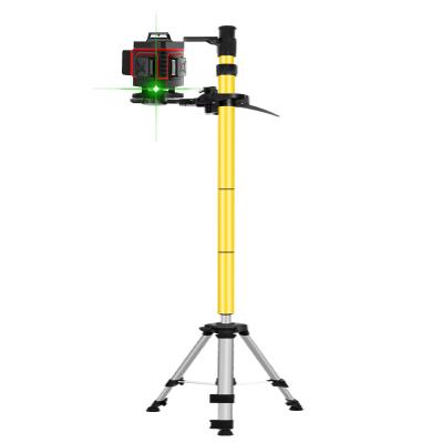 China Texture Material China Laser Top Horizontal Tripod Manufacturer, with 4.2m support rod and 1.2m thick support en venta