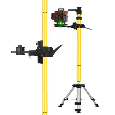 China Texture of material China laser top horizontal tripod manufacturer, with 4.2m thick support rod and 1.2m thick bracket en venta