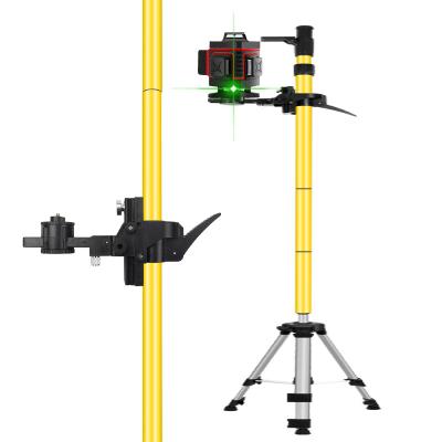 China Texture of material China laser top horizontal tripod manufacturer, with 4.2m thick support rod and 1.2m thick bracket en venta