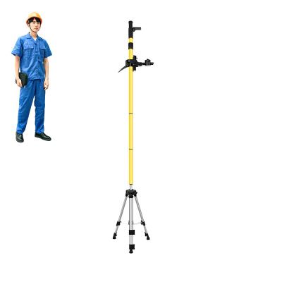 China Material pole texture for laser level with tripod, with 4.2m thick support rod and 1.2m thick bracket for sale