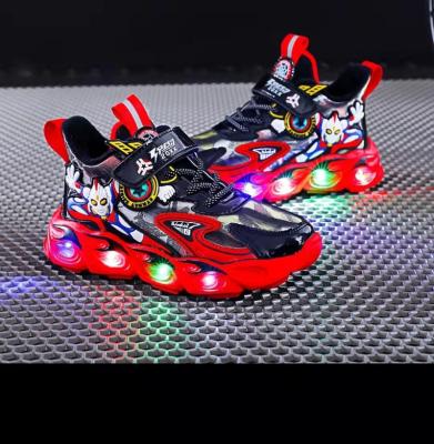 China 2022 New Boys Children's Sports Shoes Boys Altman Middle Waterproof And Bright Big Children's Sports Shoes for sale