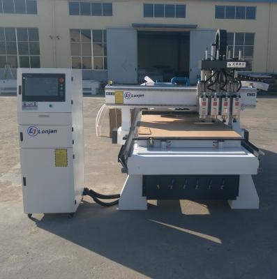 China Factory Lonjan Woodworking Machinery 4 Axes CNC Router Machine for sale