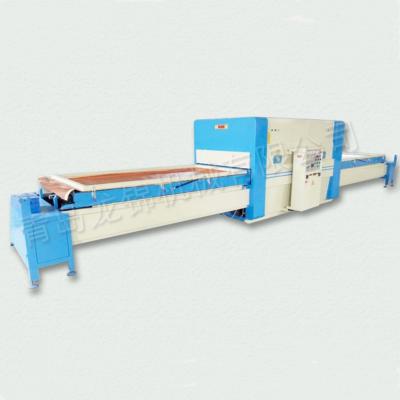 China 1250/1300mm Lonjan Woodworking Machinery Double Station Machine Film Laminating Machine for sale