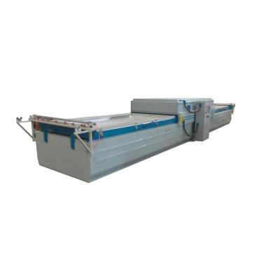 China 1250/1300mm high quality woodworking machine double station film laminating machine factory price for sale