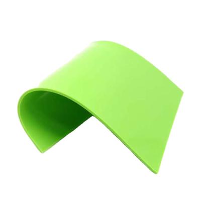 China Hot Selling Plastic Silicone Rubber Anti Aging Multicolor Transparent Sheet for sale