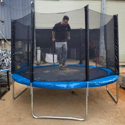 China With protective net High Quality Backyard Super Large Trampoline 8FT 10FT 12FT 14FT 15FT family Trampoline Outdoor With Protective Net for sale