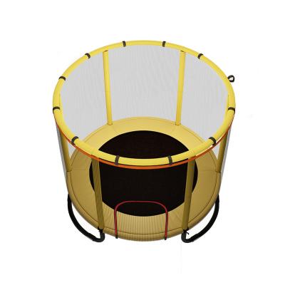 China Safe factory direct mini trampoline for kids trampoline with surround armrest trampoline with safe enclosure on sale for sale