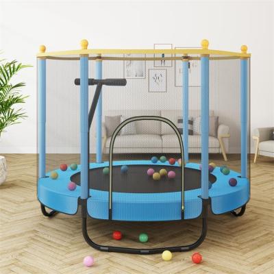 China With protective net High quality safety mini springless trampoline for children for sale