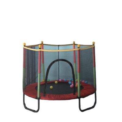 China With protective net Mini Indoor Paint Trampoline With Safety Net for Child for sale