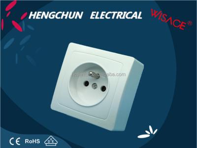 China Newest Safe French Female Wall Socket Switch for sale