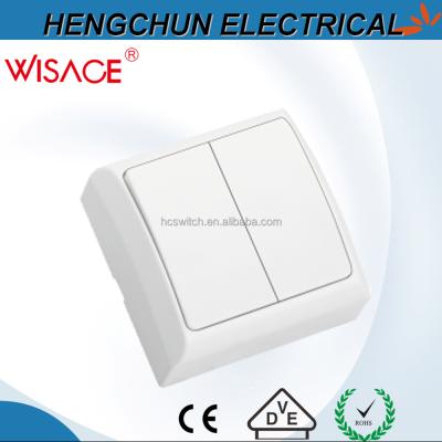 China 2 gnag safe mountain wall socket and switch for sale