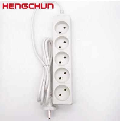 China ABS 5 Strip Fire Proof Power Strip Smart Eu Extension Socket for sale