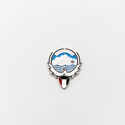 China Middle East Kuwait Coat Of Arms Magnet Pin Badge Kuwait National Day Mobile Phone Sticker 35MM for sale