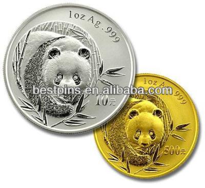 China World Gold Souvenir Animal Coin, Silver Panda Souvenir Coin (BS-AJ-CO-13101012) for sale