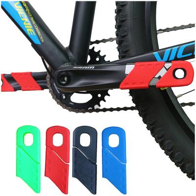 China Use food grade silicone as raw material 4 pcs set soft non slip shockproof bike crank protector for most of the crank of bikes on the market for sale