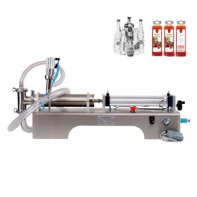 China Desktop Semi-automatic CNC Food Belt Conveyor Belt Beverage Mineral Water Liquid Filling Machine for sale