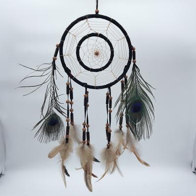 China India Wholesale Supply Cheap Handmade Indian Feather Dream Catcher for sale