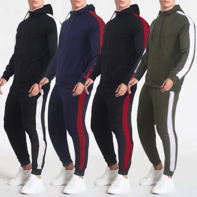 China Custom Print Thermal Logo Fit Jogging Gym Workout Sweatsuits Set Hooded Jogger Tracksuit Hoodies Sweatpants Set For Men for sale