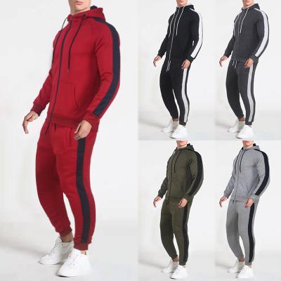 China Winter Thermal Mens Fall Hoodies Set Long Joggers Suit Thick Cropped Tracksuit Set Brand Custom Clothing 2 Piece Set For Men for sale