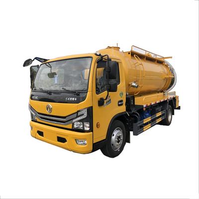 China From Dongfeng Large 9.5 CBM Sewage 4 Ton Payload Sewage Suction Truck 1-10T Tank Suction From Factory for sale