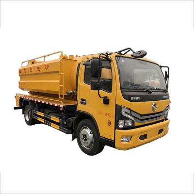 China Factory outlet diesel engine 165hp 10 CBM tank capacity 3800mm wheelbase sewage suction truck for sale 1-10T for sale