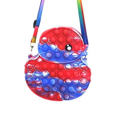 China 2022 Early Education Bubble Busy Noise Toy Shoulder Bag For Party Sensory Favor, Worry Relax Push Squeeze Satisfying Toy for sale