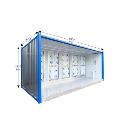 China Durable Customized Outdoor 5 Container Toilet Squat Mobile Toilet for sale