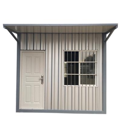 China Modern easy to disassemble with canopy container house modern prefab house for construction site school family living for sale