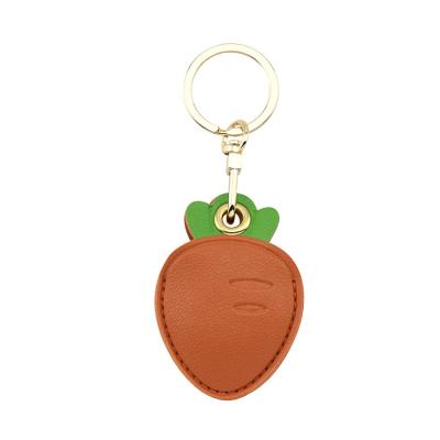 China PU Leather Car Key Chain Cute Cartoon Style Business Logo Key Chains Custom Gift / Type for sale