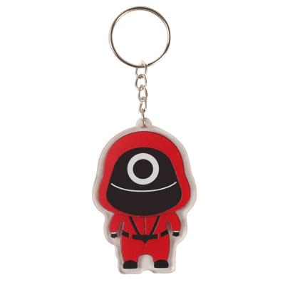 China Wholesale Custom Game Rubber Metal Squid Cartoon Accessories Silicone Car Key Chain Logo Key Chains for sale