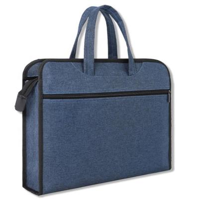 China Multi-Function Custom Popular Hot Selling Business Laptop Bag Business Documents Bag Stand Briefcase for sale