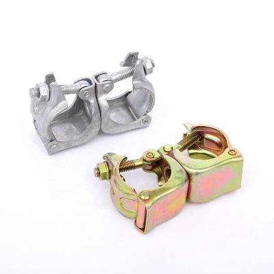 China Contemporary Scaffold Pressed Plank Coupler Scaffold Swivel Clamp and Swivel Pipe Scaffold Clamp for sale