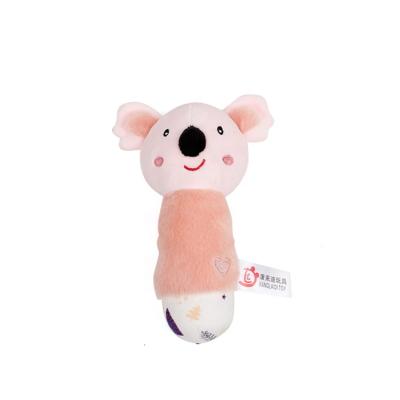 China Best Selling Soft Plush Toys Baby Soft Stuffed Animal Hand Rattle Educational Soft Toy for sale