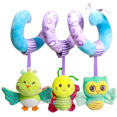 China Multi Style Soft Toy Baby Month 0 To 12 Toy Spiral Bed &Stroller Baby Car Seat Hanging Rattle Educational Toys For Newborns Gifts for sale