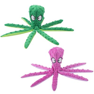 China Wholesale Custom 8 Legs Octopus Plush Soft Stuffed Dog Toys Interactive Dog Toy Outdoor Squeaky Dogs Play for sale