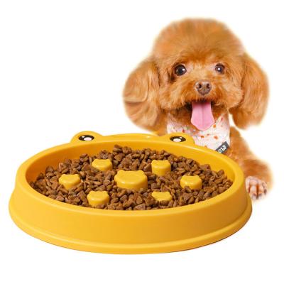 China Automatic Wholesale Hot Selling Lovely Anti Choking Non-Slip Spiral Dog Slow Feeder Bowl For Dog for sale