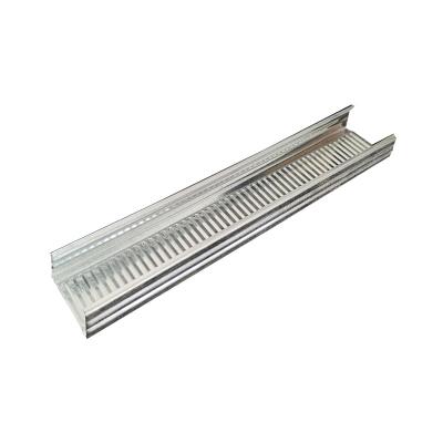 China Easily Assembled Galvanized Steel Ceiling Keel Laths Metal Channel 34*12mm Indonesia Standard Size Furring for sale