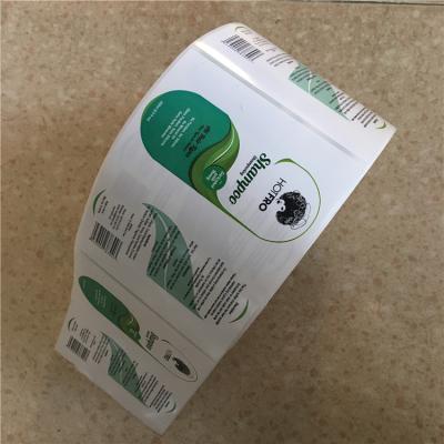 China Waterproof Factory Customize Latest Cosmetics Bottles Waterproof Sticker Label for sale