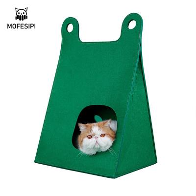 China Four Seasons Breathable Comfortable Creative Universal Felt Cat Litter Cat House Online Sensation All-in-One Mount for sale