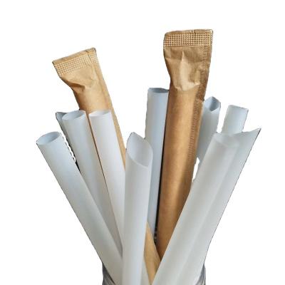 China Non-pollution aseptic large quantity biodegradable straws in the mega event for wine and beer juice for sale