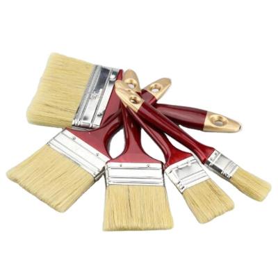 China Clear plastic red and gold tail handle quality cleaning and painting brush popular in Eastern Europe and Africa market for sale