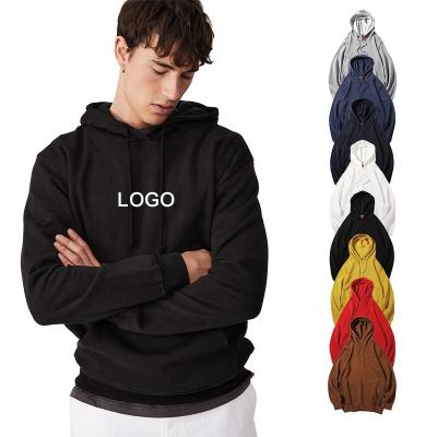 China Anti-Wrinkle OEM Free Sample Men Hoodie Set Sweatshirt 50% Cotton 50% Polyester Long Sleeve Printed Oversized Pullover Hoodies for sale