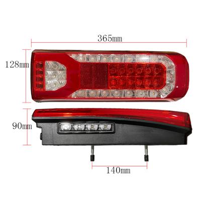 China 1*pcs HST-21001 24V plastic and metal truck LED tail light lamp fit for Benz NEW ACTROS LED truck tail lamp mp5 0035441003 0035442103 for sale