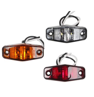 China HST-20138 12V/24V 2 LED Piranha Side Beacon Light Van BUS Indicator Led Signal Lamp for sale