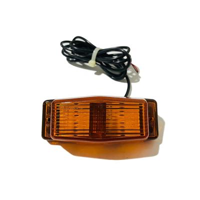 China HST-20201 24V LED DOUBLE POLE LED AMBER BEACON LAMP BURNER fits for RENAULT SCANIA TRUCK HEAVY DUTY TRUCK for sale